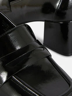 Vêtements Gothiques|Chaussures À Talons|Primark Mocassins à Talon Noir