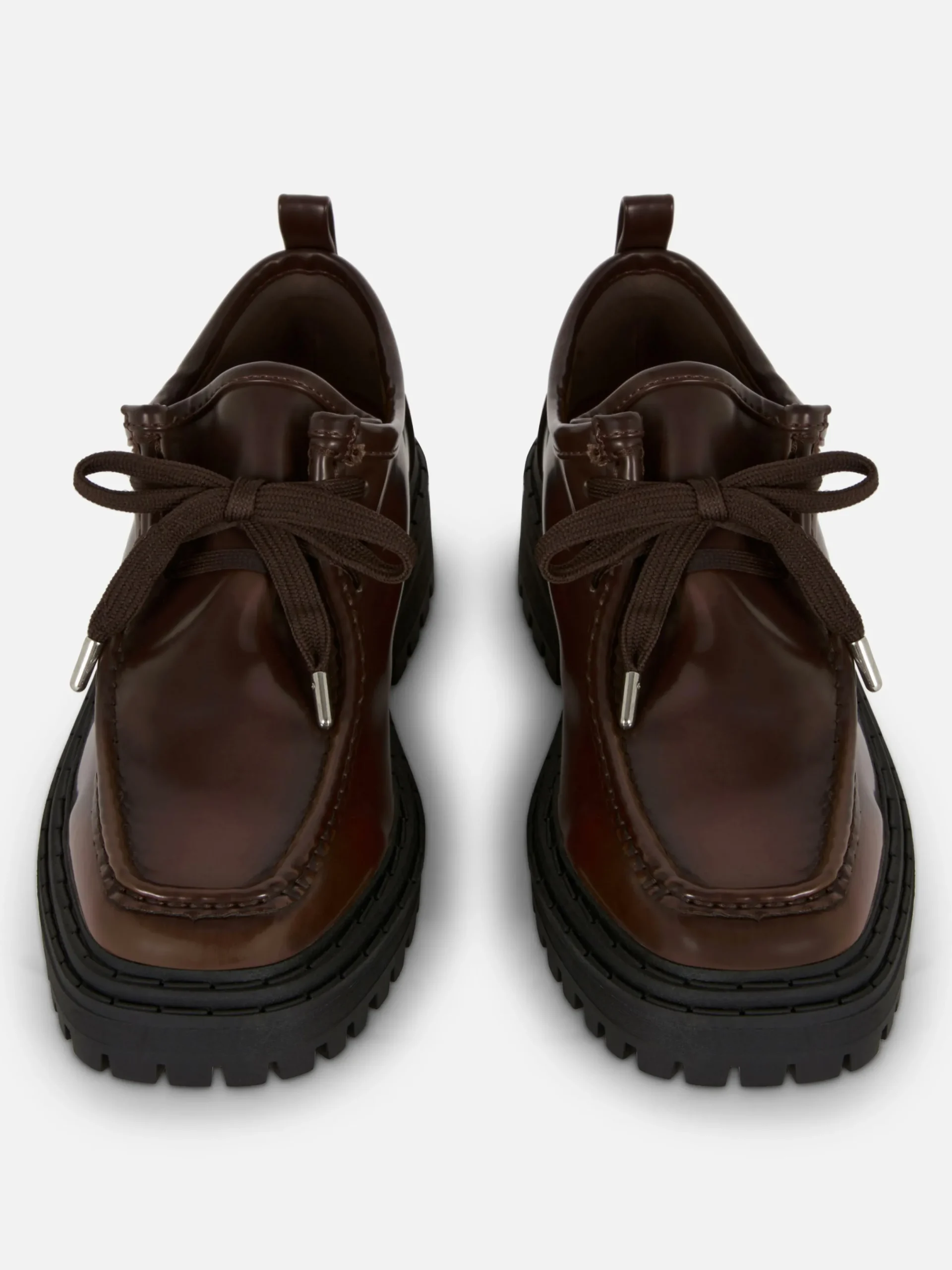 Ballerines|Primark Mocassins épais à Lacets Rita Ora Marron