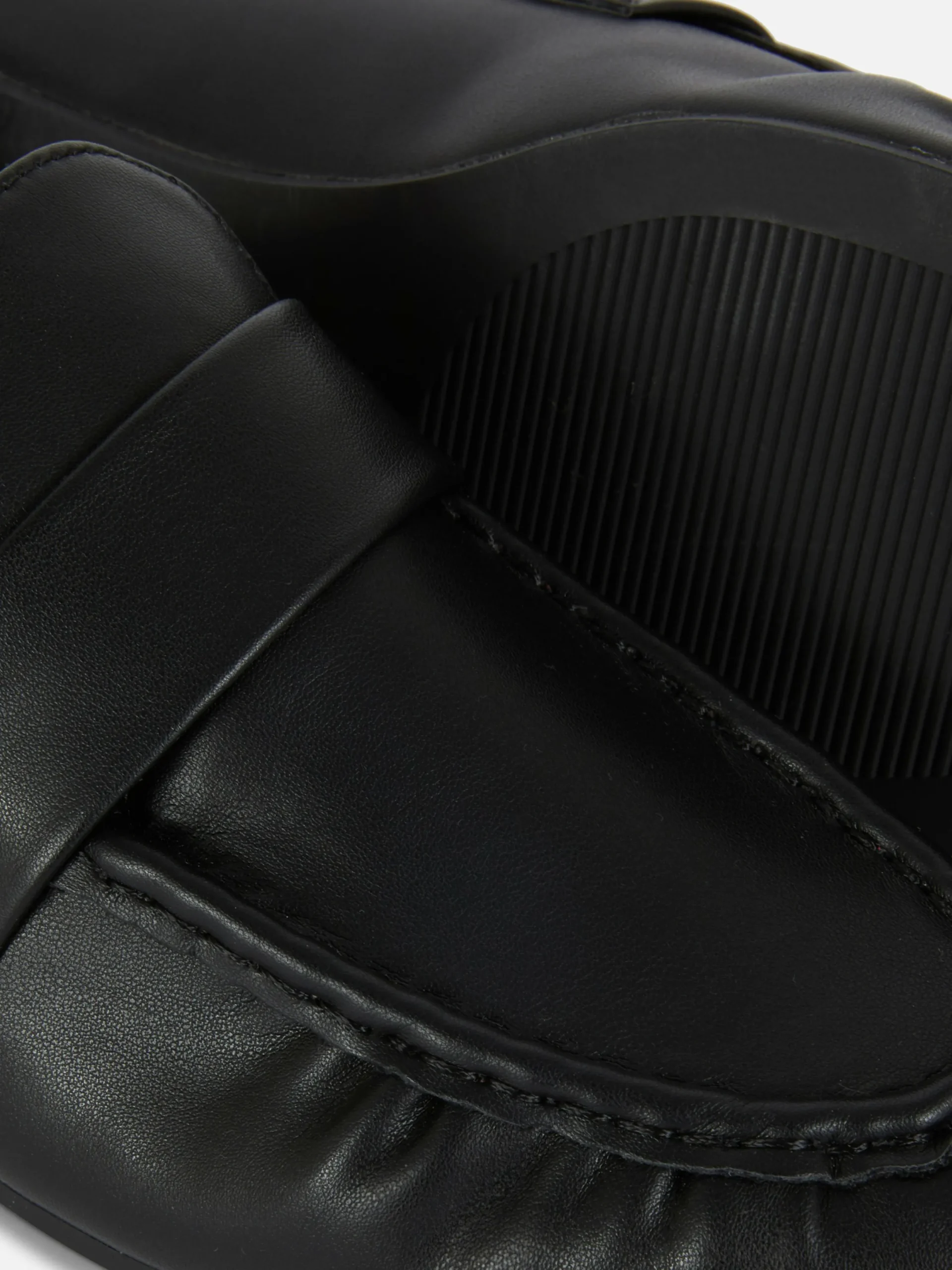 Ballerines|Primark Mocassins Ruchés Rita Ora Noir