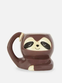 Tasses Et Mugs|Primark Mug En Forme De Paresseux Marron