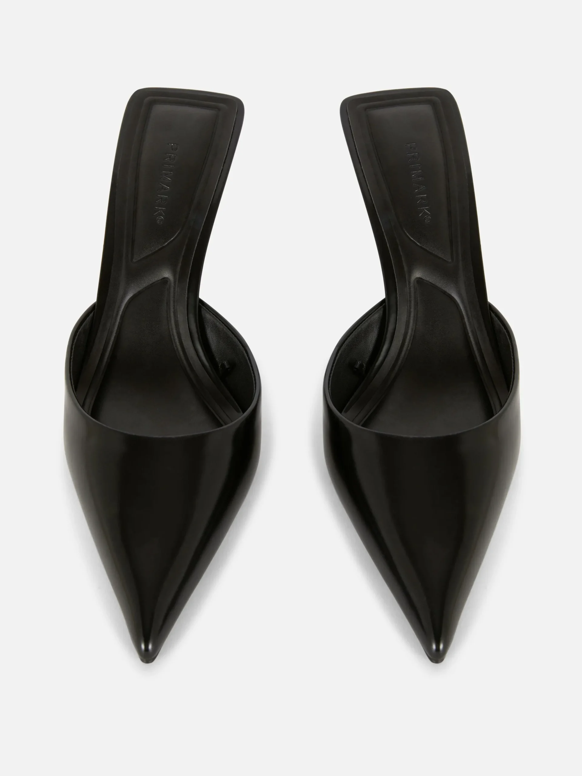 Vêtements Gothiques|Chaussures À Talons|Primark Mules Pointues à Petits Talons Noir