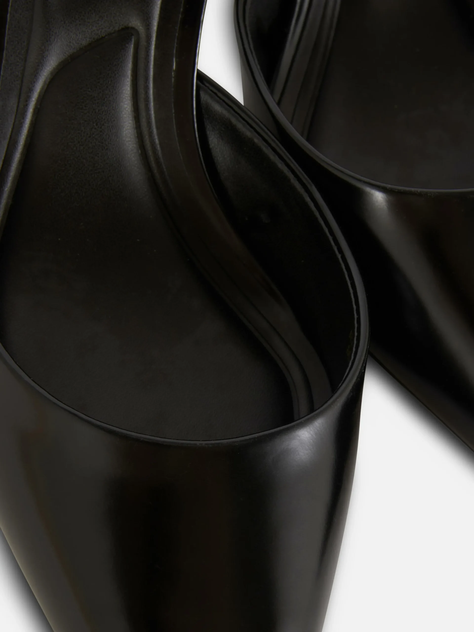 Vêtements Gothiques|Chaussures À Talons|Primark Mules Pointues à Petits Talons Noir