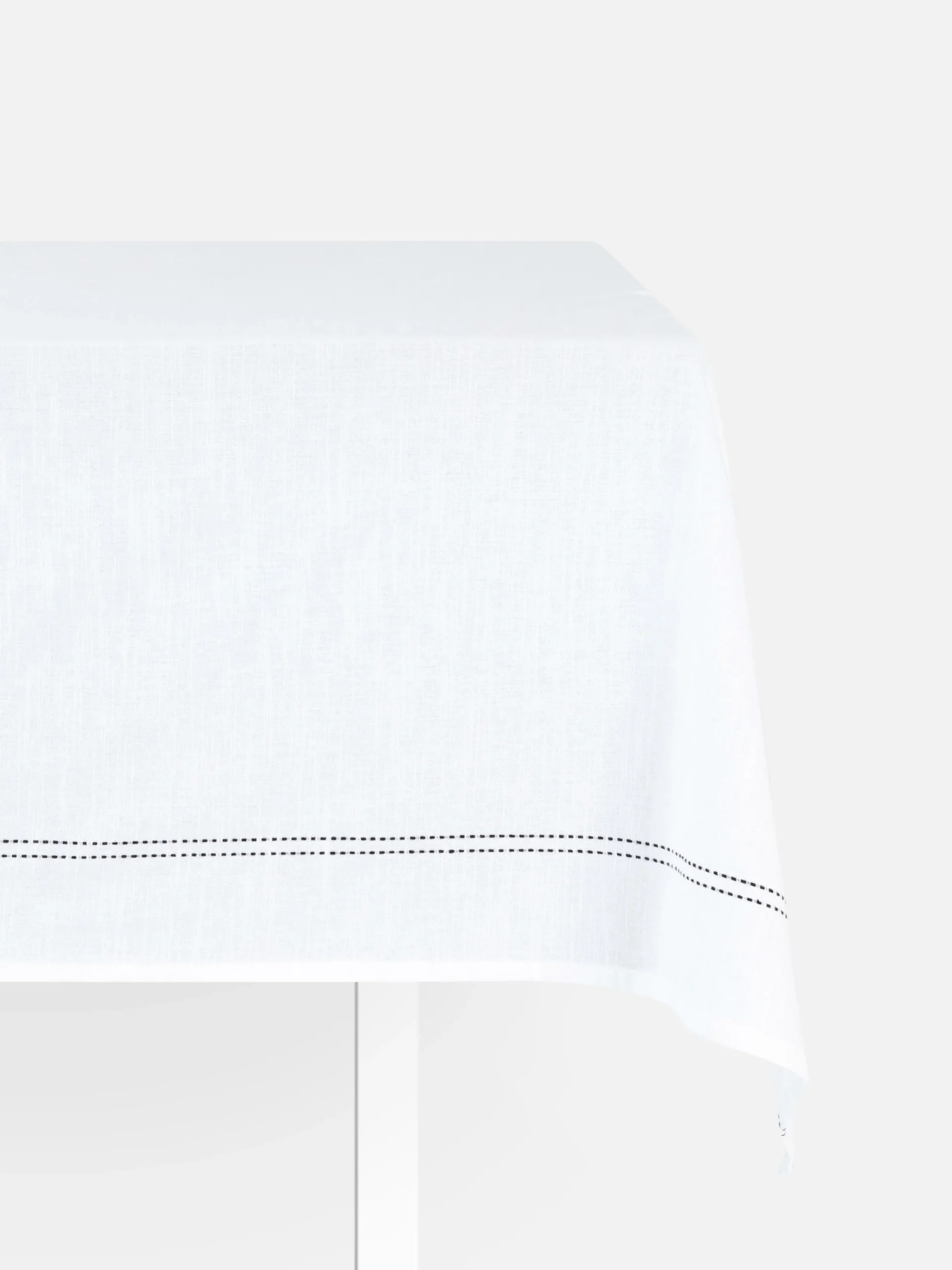 Art De La Table|Primark Nappe à Détail Surpiqué Blanc