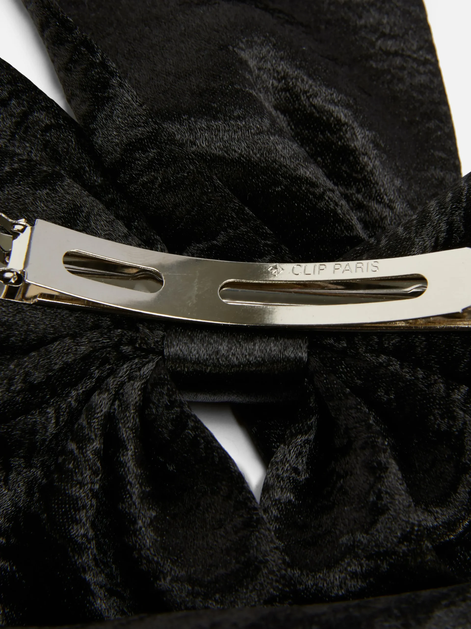 Accessoires Cheveux|Primark Nœud Pour Cheveux En Satin Froissé Noir