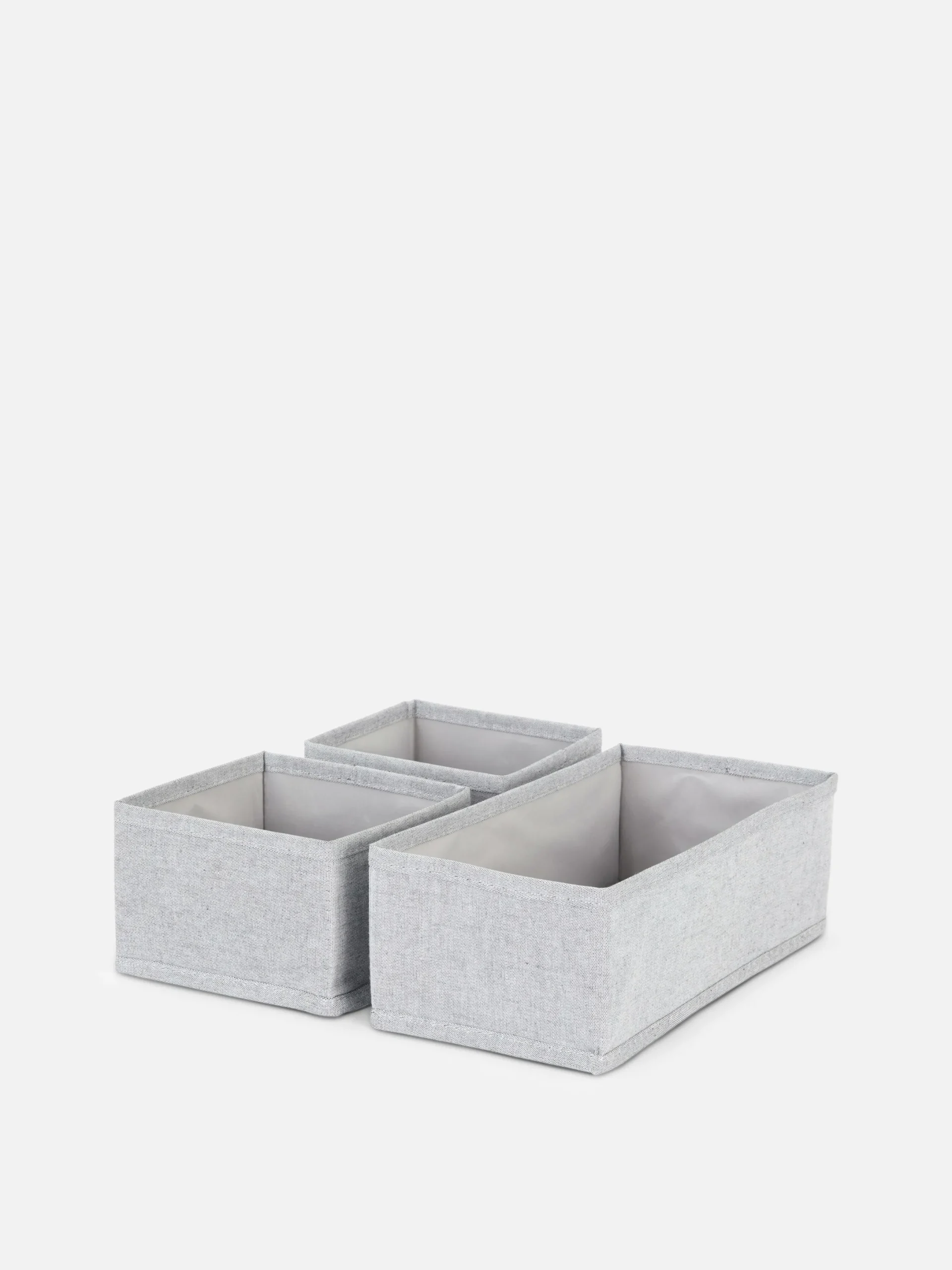 Boîtes Et Paniers|Primark Option De Rangement De Taille Moyenne Pour Tiroir Gris clair