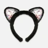 Déguisements Halloween Pour Enfants|Accessoires Halloween|Primark Oreilles De Chat Duveteuses Pour Halloween Noir