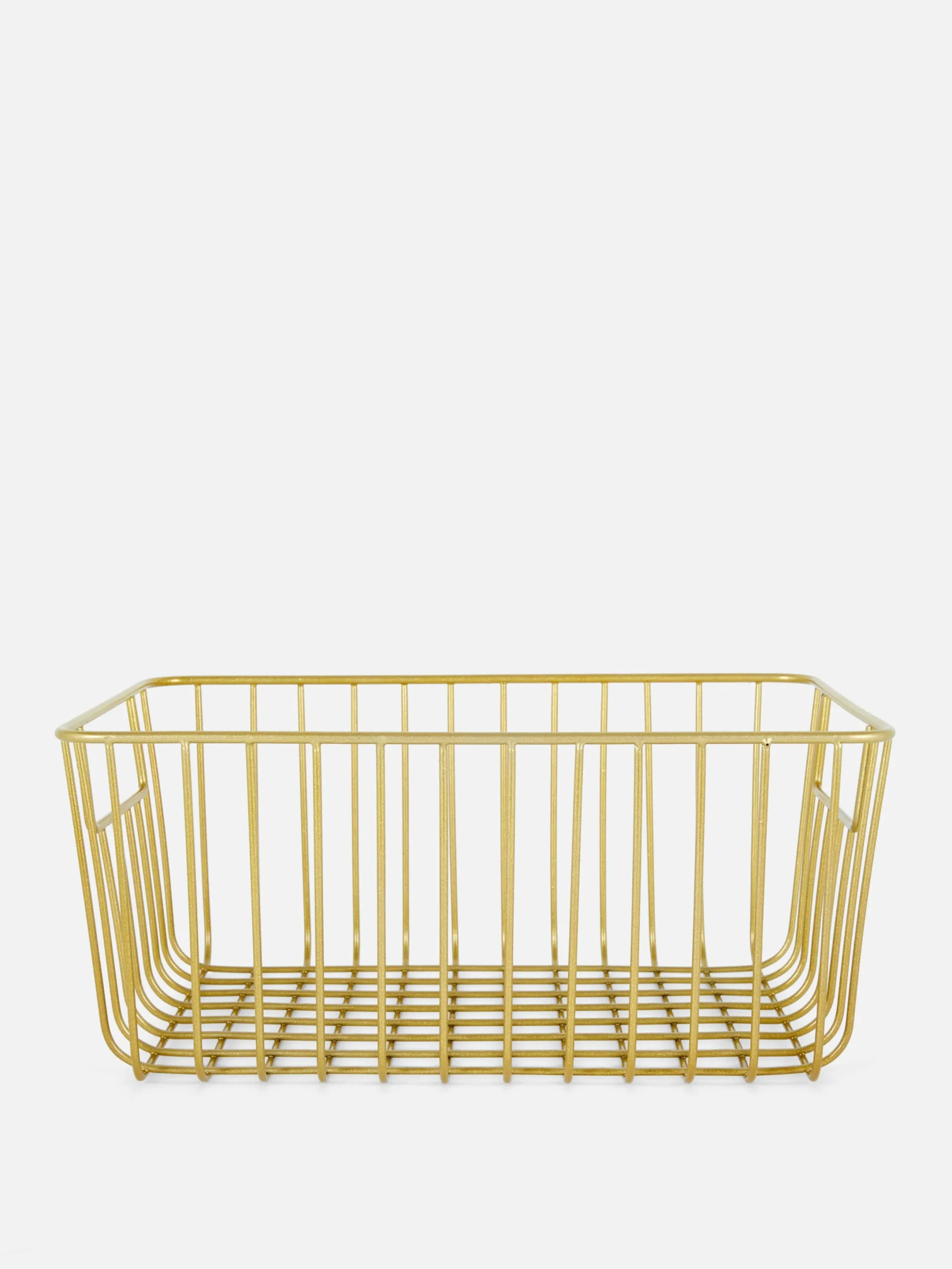 Boîtes Et Paniers|Primark Panier De Rangement En Fil Métallisé Doré