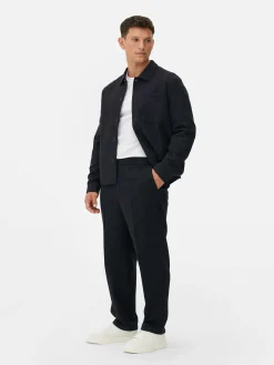 Pantalon|Primark Pantalon à Rayures Fines Kem Bleu marine
