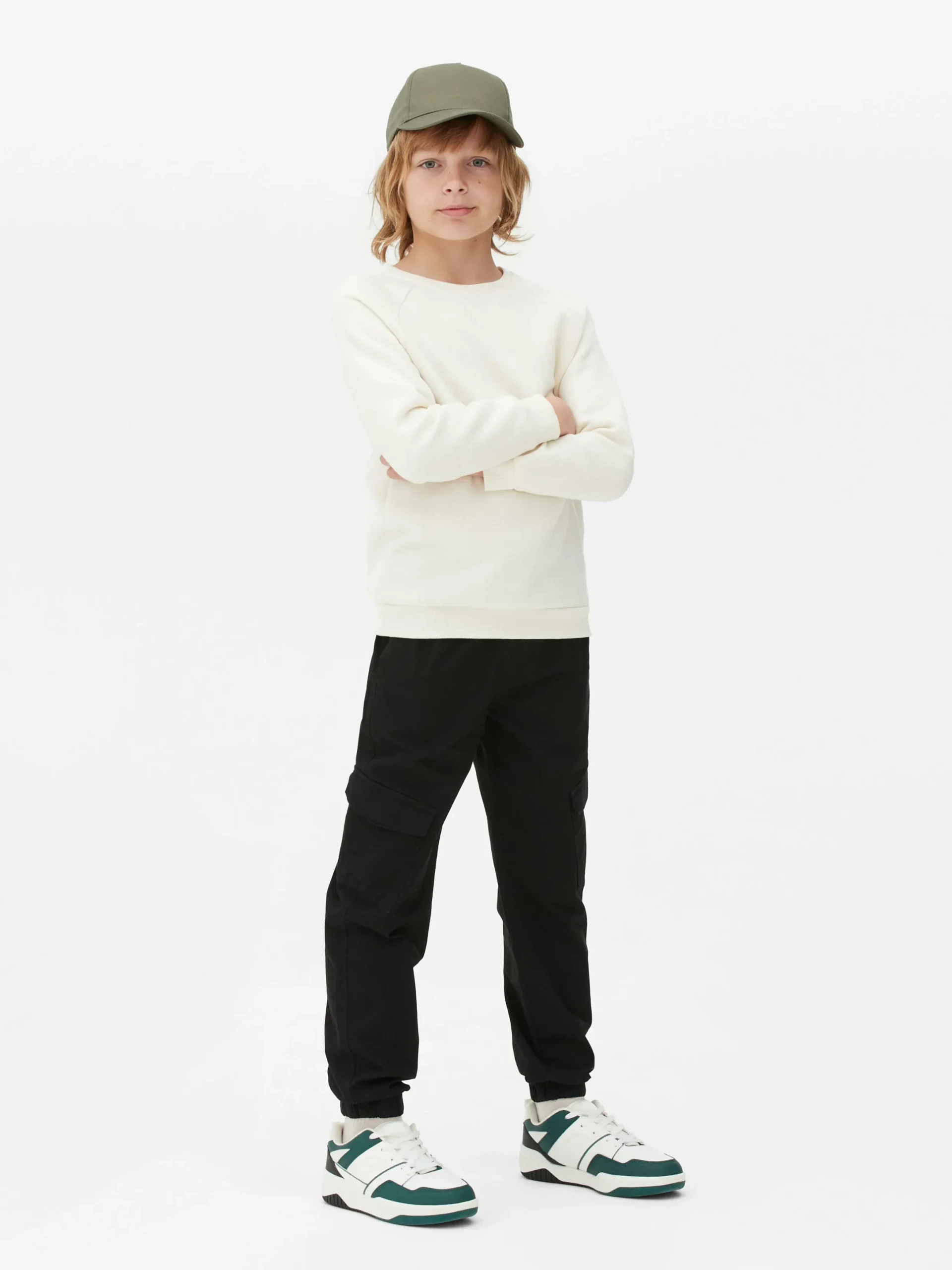 Pantalon|Primark Pantalon Cargo Ado Noir