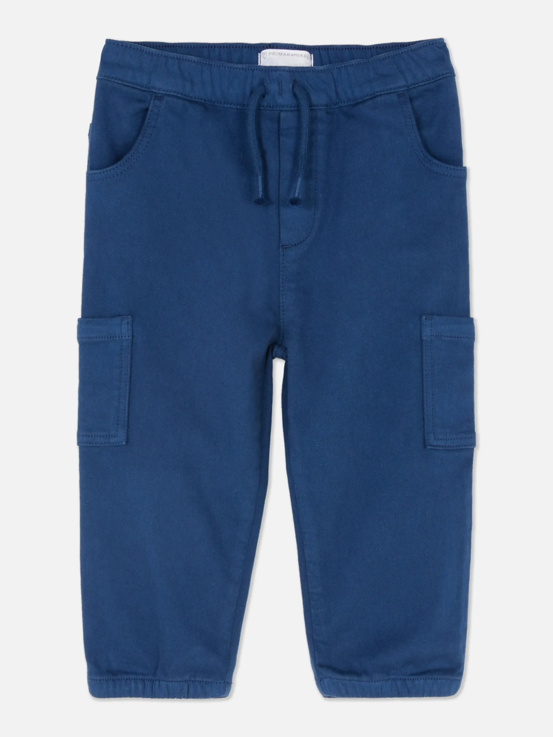 Pantalons Et Leggings|Primark Pantalon Cargo Avec Cordon De Serrage Bleu marine
