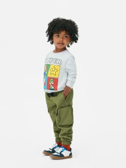Pantalon|Primark Pantalon Cargo Avec Cordon De Serrage Kaki