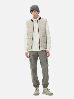 Pantalon|Primark Pantalon Cargo Décontracté Resserré Aux Chevilles Gris clair