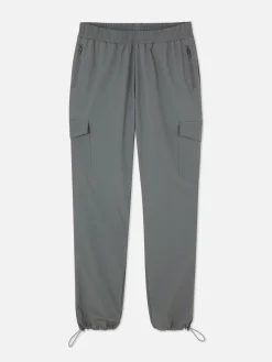 Pantalon|Vêtements De Sport|Primark Pantalon Cargo Resserré Aux Chevilles Avec Bloque-cordon Anthracite