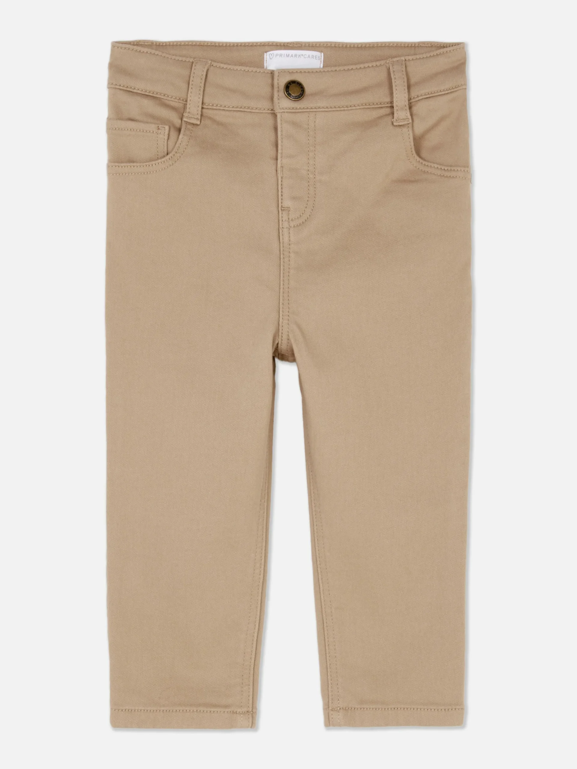 Pantalons Et Leggings|Primark Pantalon Chino En Sergé Fauve