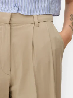 Pantalons Et Leggings|Primark Pantalon Chino Large Grège