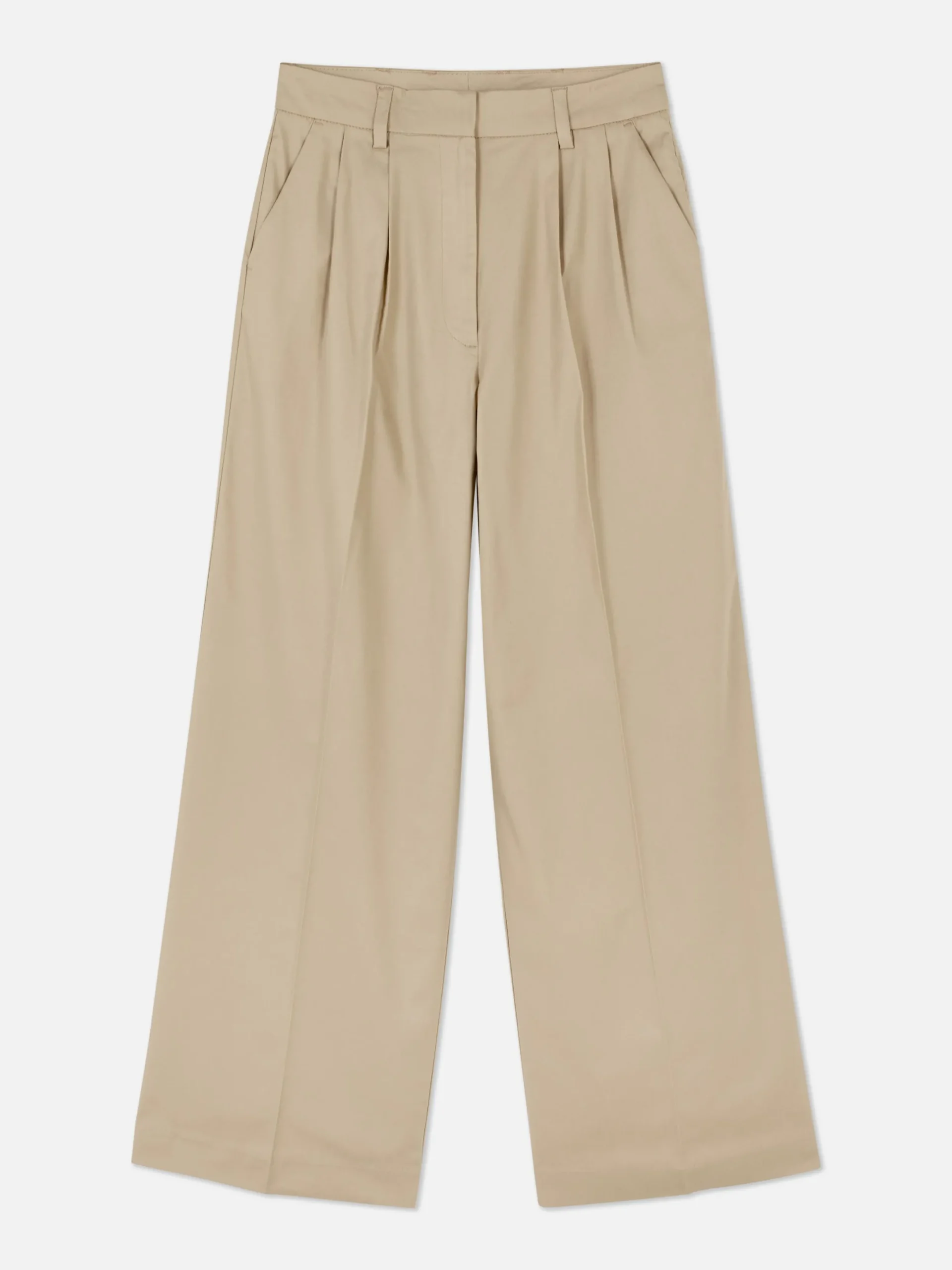 Pantalons Et Leggings|Primark Pantalon Chino Large Grège