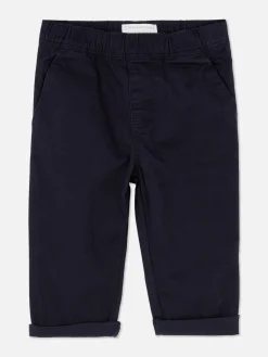 Pantalons Et Leggings|Primark Pantalon Chino Stretch Bleu marine