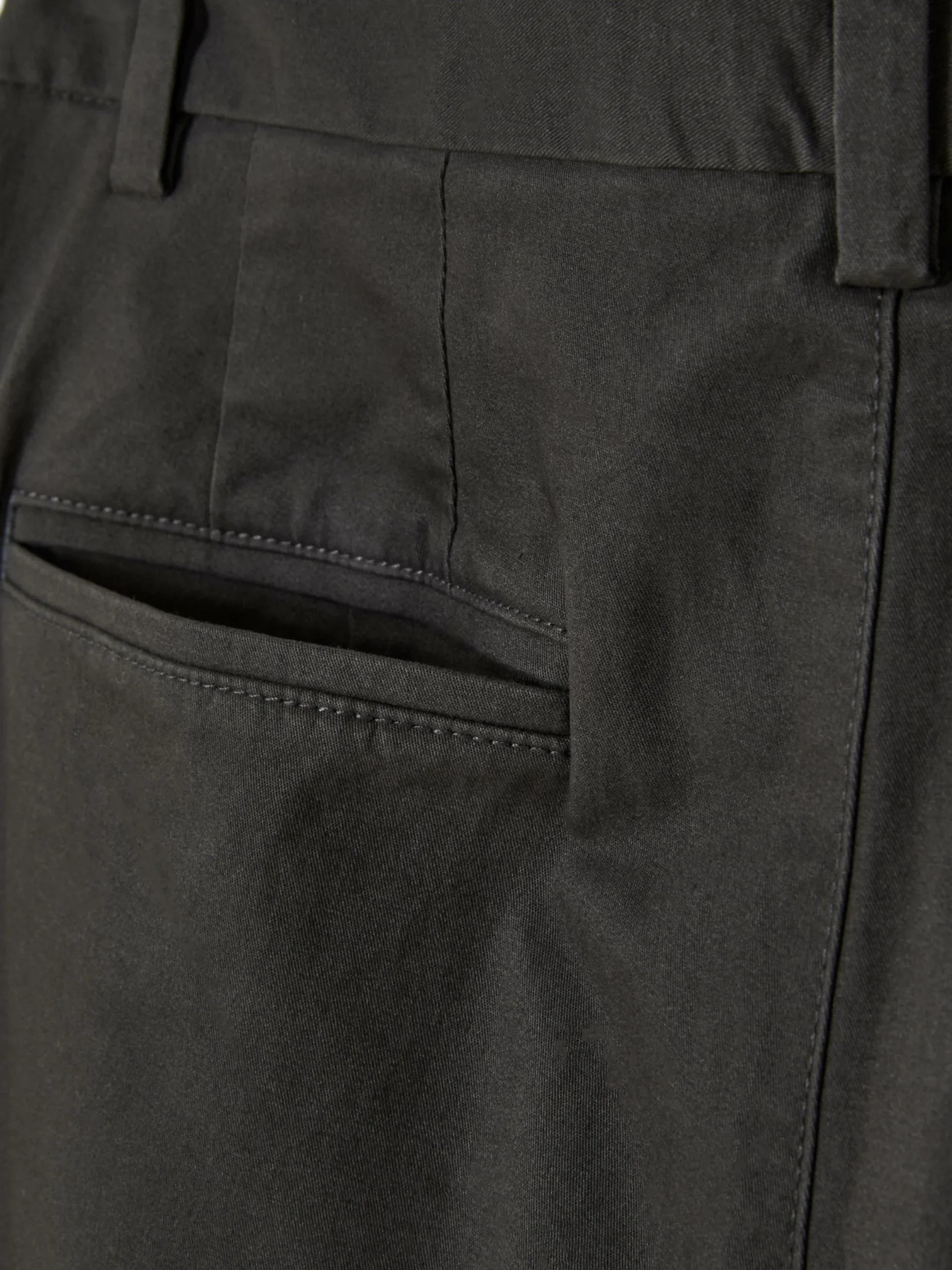 Pantalon|Primark Pantalon Chino Stretch Coupe Droite Anthracite