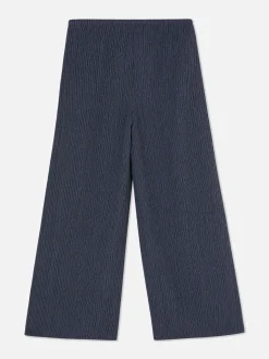 Pantalons Et Leggings|Primark Pantalon Froncé à Cordon De Serrage Bleu