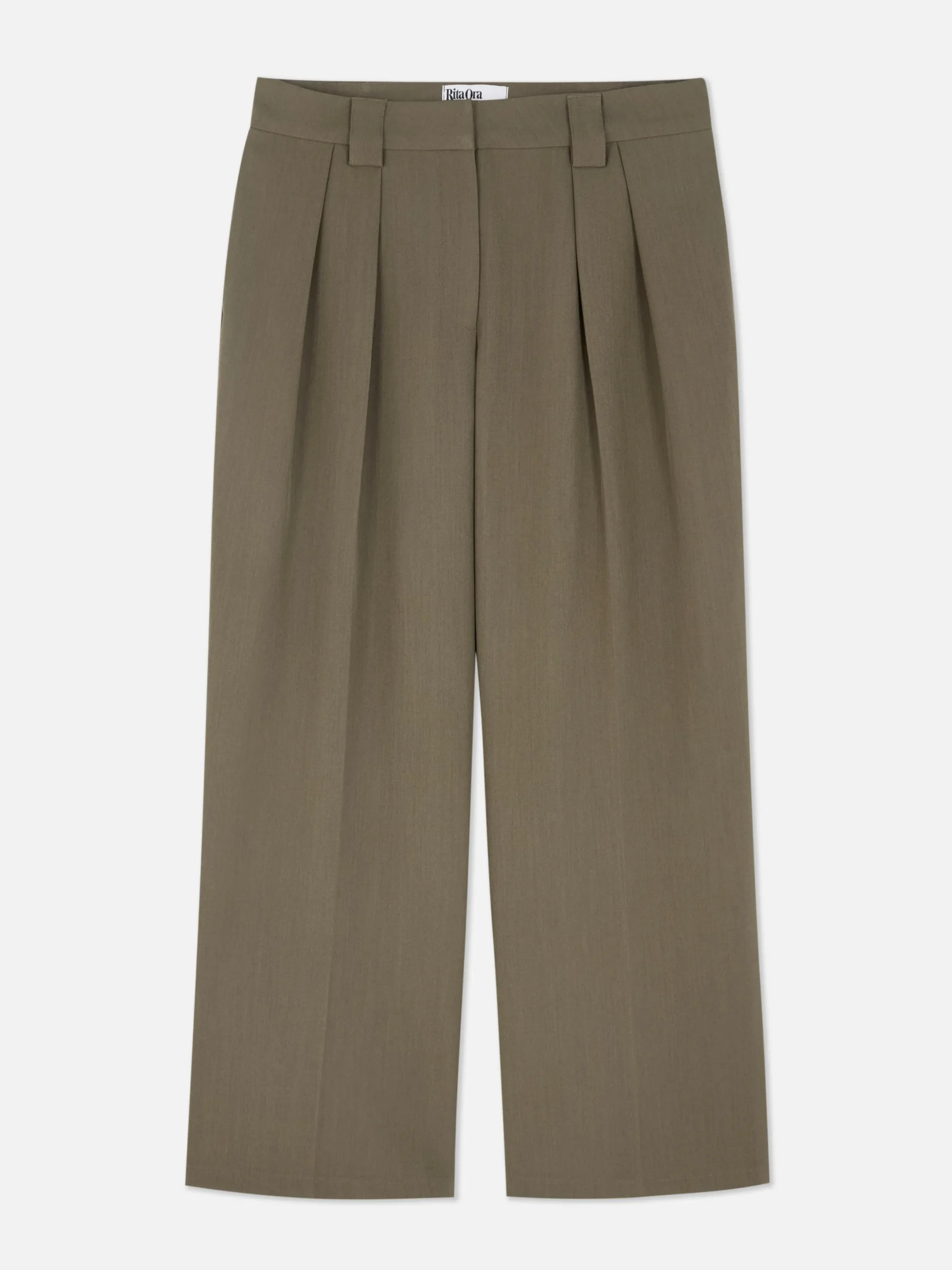 Pantalons Et Leggings|Primark Pantalon Large Plissé Rita Ora Marron