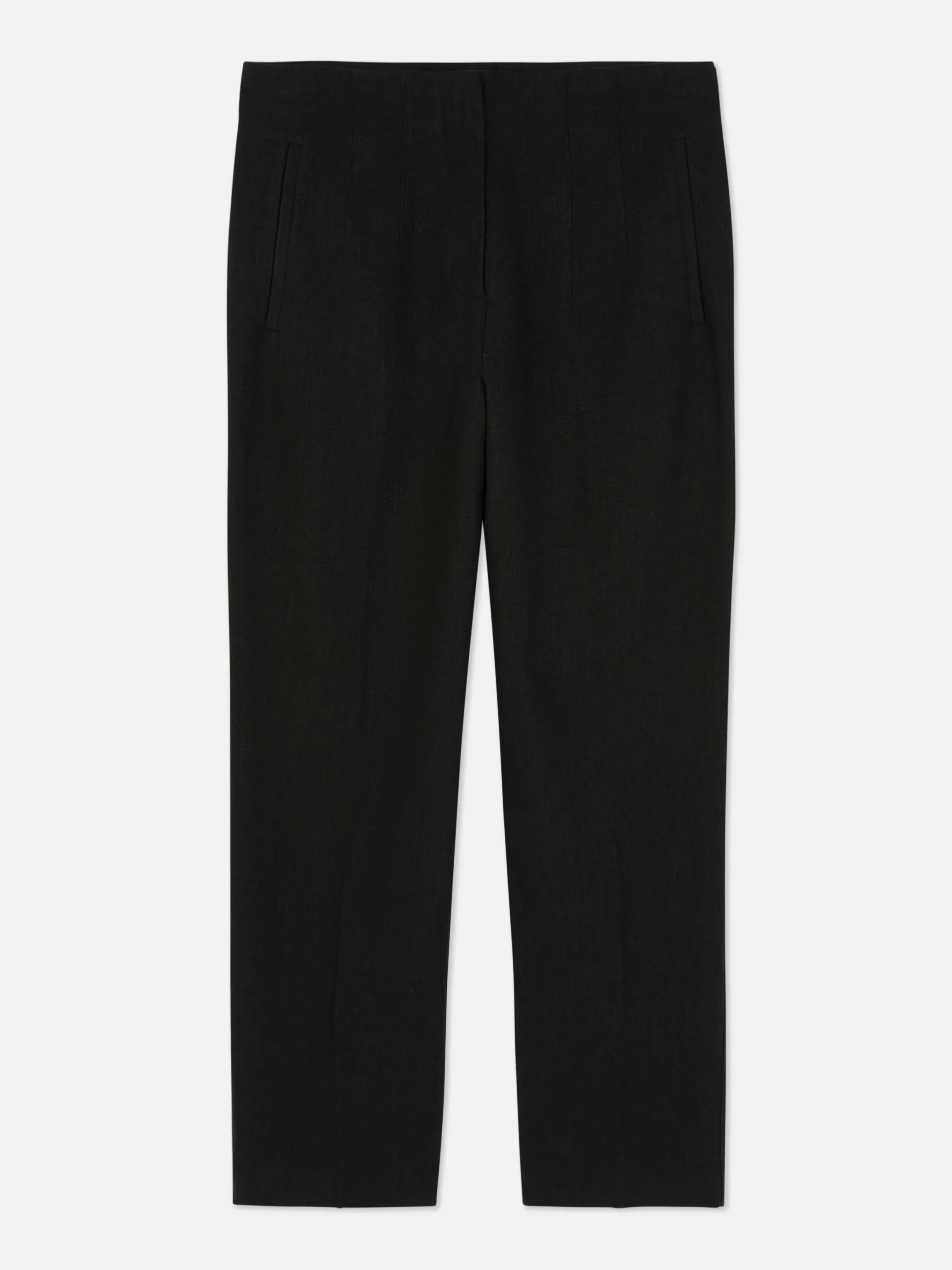 Pantalons Et Leggings|Primark Pantalon Taille Haute Surpiqué Noir