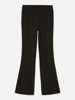 Pantalons Et Leggings|Primark Pantalon évasé Côtelé Noir