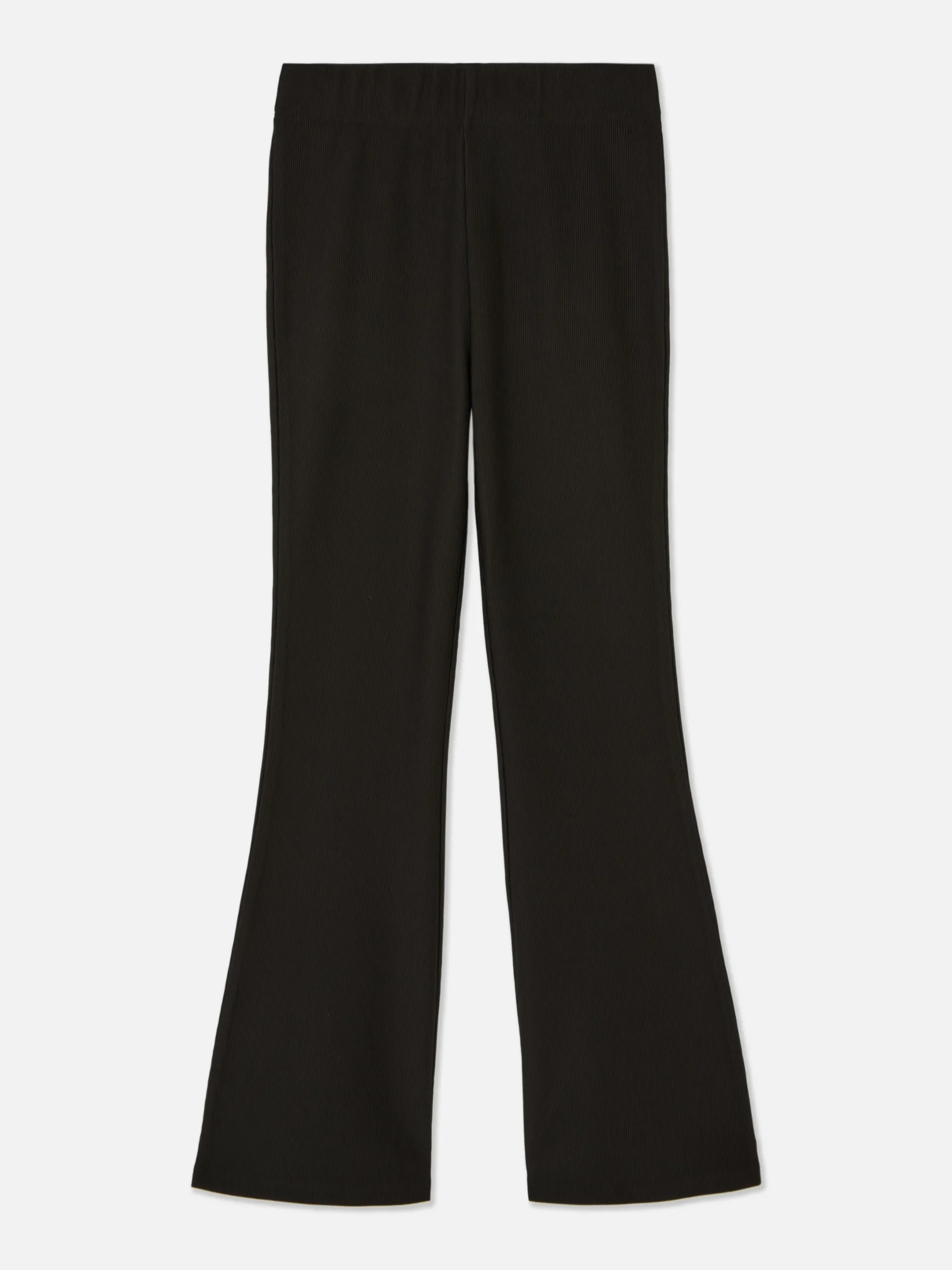 Pantalons Et Leggings|Primark Pantalon évasé Côtelé Noir