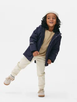 Manteaux Et Vestes|Primark Parka à Capuche Et Quatre Poches Bleu marine