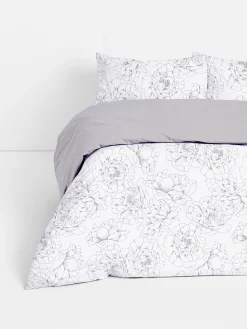 Housses De Couette Et Parures De Lit|Primark Parure De Lit Double Texturée à Fleurs Naturel
