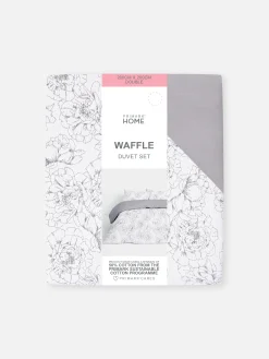 Housses De Couette Et Parures De Lit|Primark Parure De Lit Double Texturée à Fleurs Naturel
