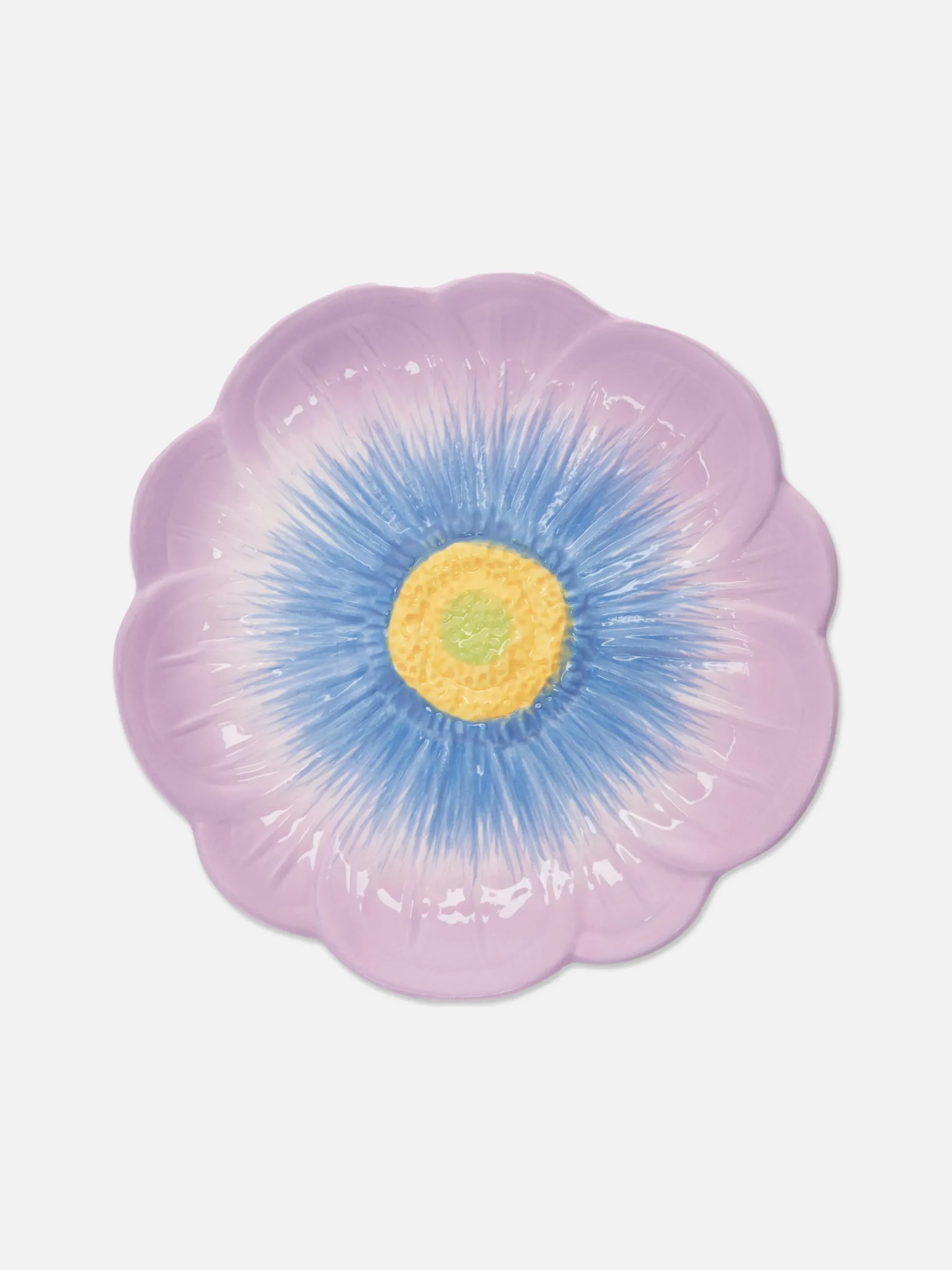 Art De La Table|Assiettes, Bols Et Plats|Primark Petite Assiette Texturée En Forme De Fleur Violet
