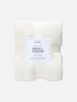Couvertures Et Jetés De Lit|Primark Petite Couverture Duveteuse Ultra-douce Crème