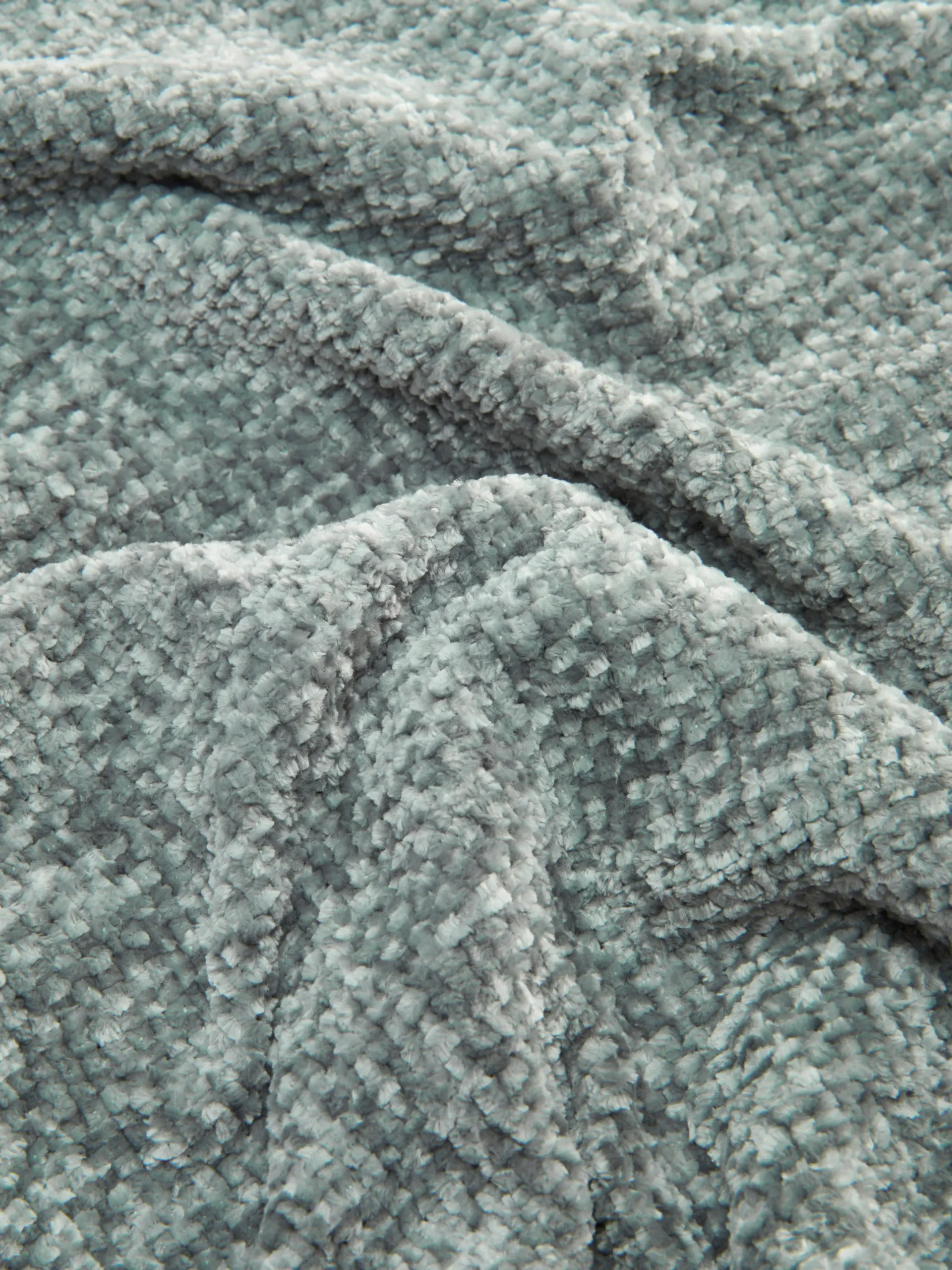 Couvertures Et Jetés De Lit|Primark Petite Couure En Chenille à Pampilles Vert