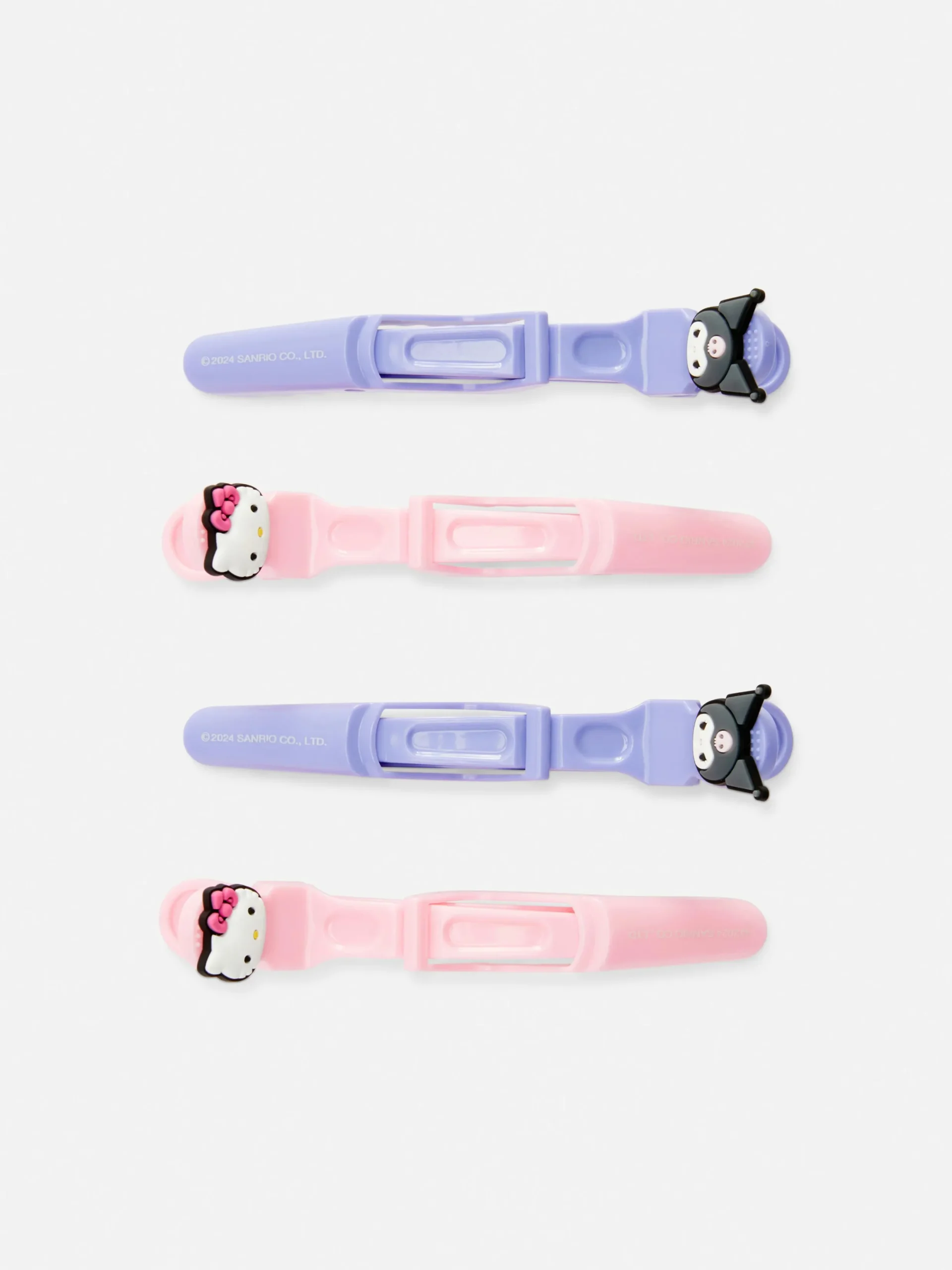 Accessoires Cheveux|Primark Pinces Crocodile Hello Kitty Et Kuromi Multicolore