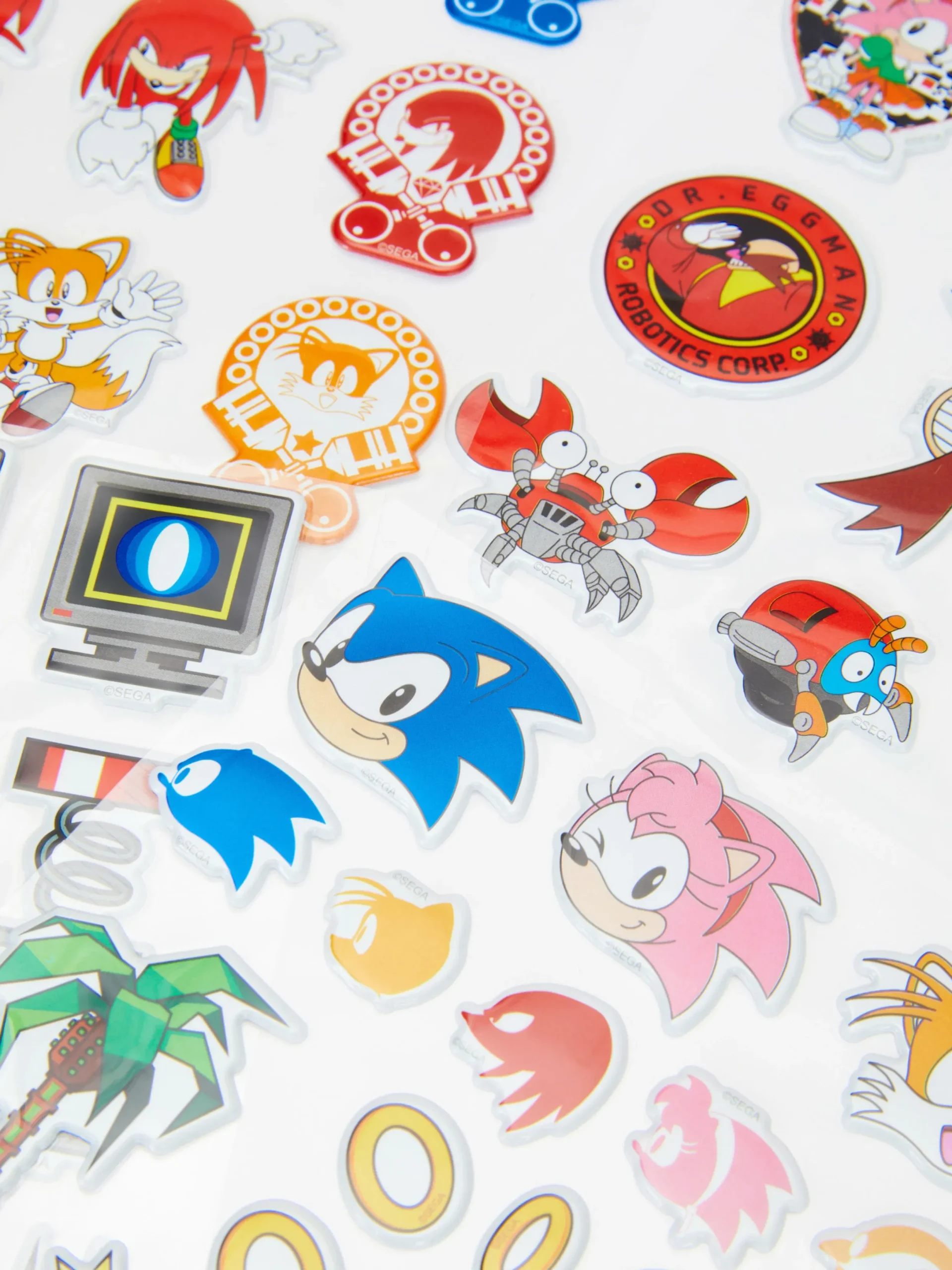 Loisirs Creatifs|Primark Pochette De 50 Autocollants Sonic Le Hérisson Bleu