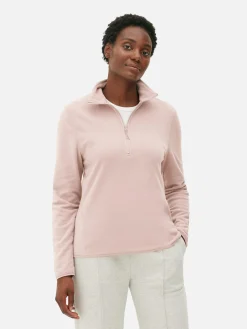 Pulls Et Gilets|Primark Polaire à Col Zippé Rose