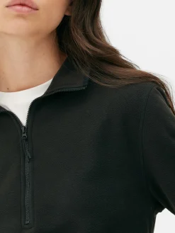Pulls Et Gilets|Primark Polaire à Col Zippé Noir