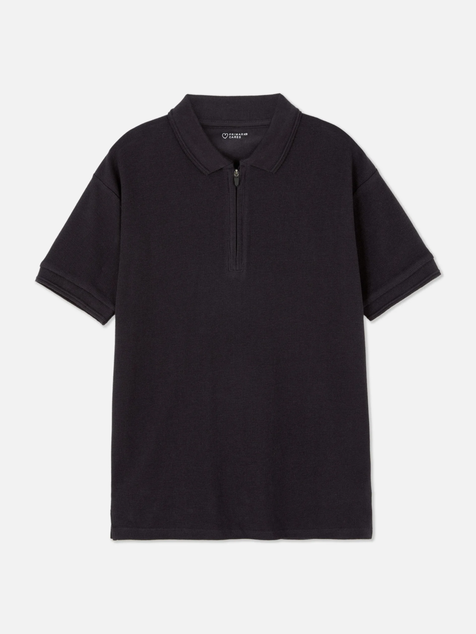 Hauts Et T-Shirts|Primark Polo Zippé Bleu marine