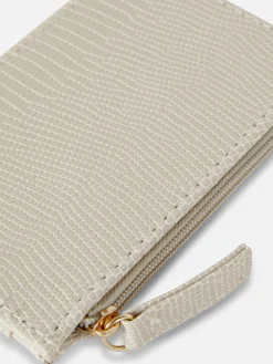 Sacs Et Porte-Monnaie|Primark Porte-cartes à Texture Peau De Serpent Naturel