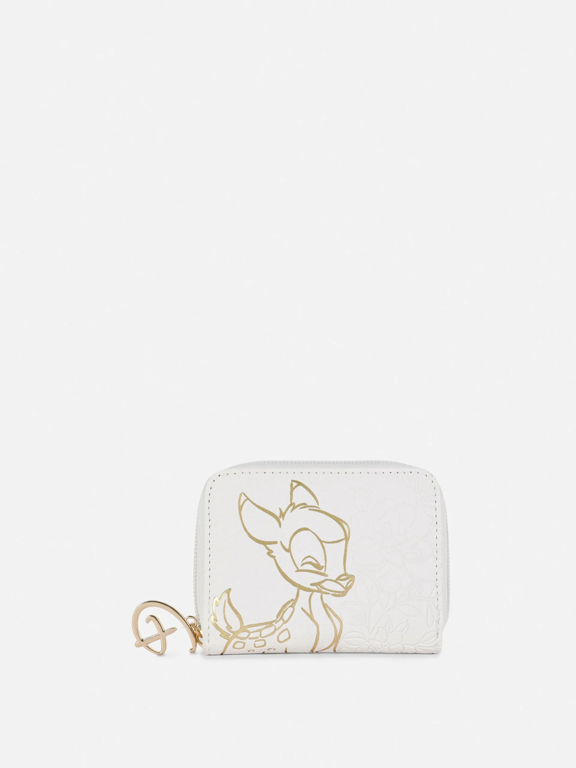 Sacs Et Porte-Monnaie|Primark Portefeuille à Motif Doré Disney Bambi Écru