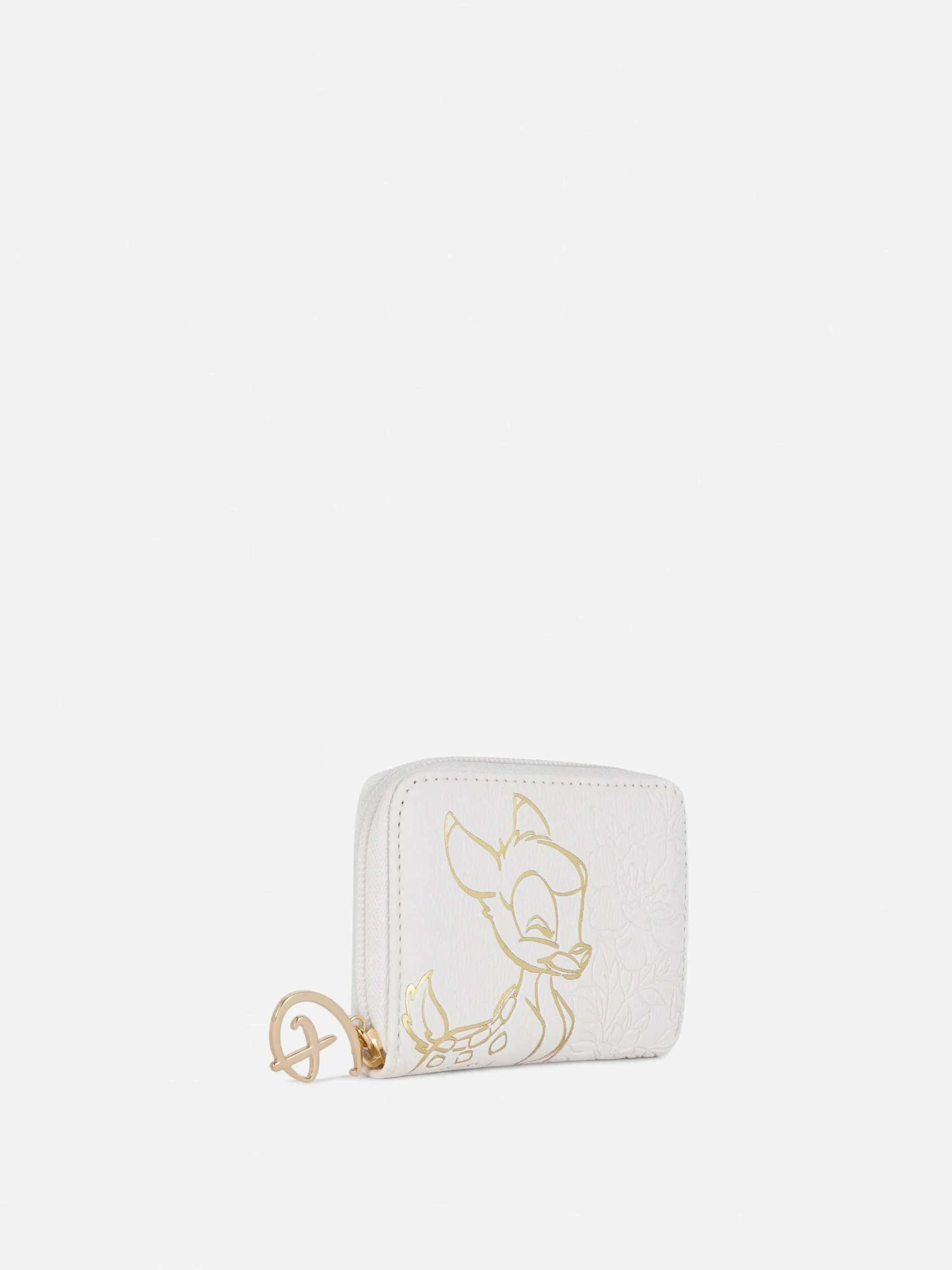 Sacs Et Porte-Monnaie|Primark Portefeuille à Motif Doré Disney Bambi Écru