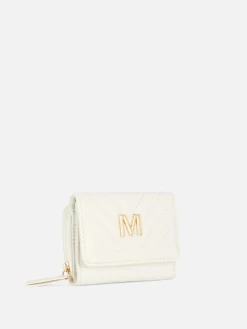 Sacs Et Porte-Monnaie|Primark Porte-monnaie Matelassé à Initiale Blanc