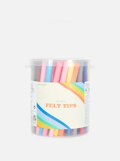 Crayons De Couleur|Primark Pot De 100 Feutres Multicolore