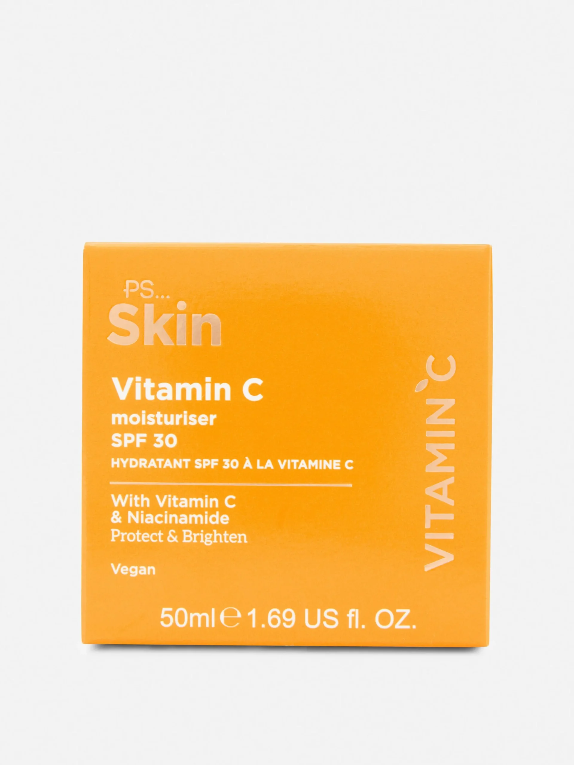 Crème Solaire|Soins Hydratants|Primark PS... Skin Hydratant SPF 30 à La Vitamine C Orange