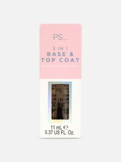 Vernis À Ongles|Primark PS... Vernis à Ongles 2-en-1 Base Et Top Coat Transparent