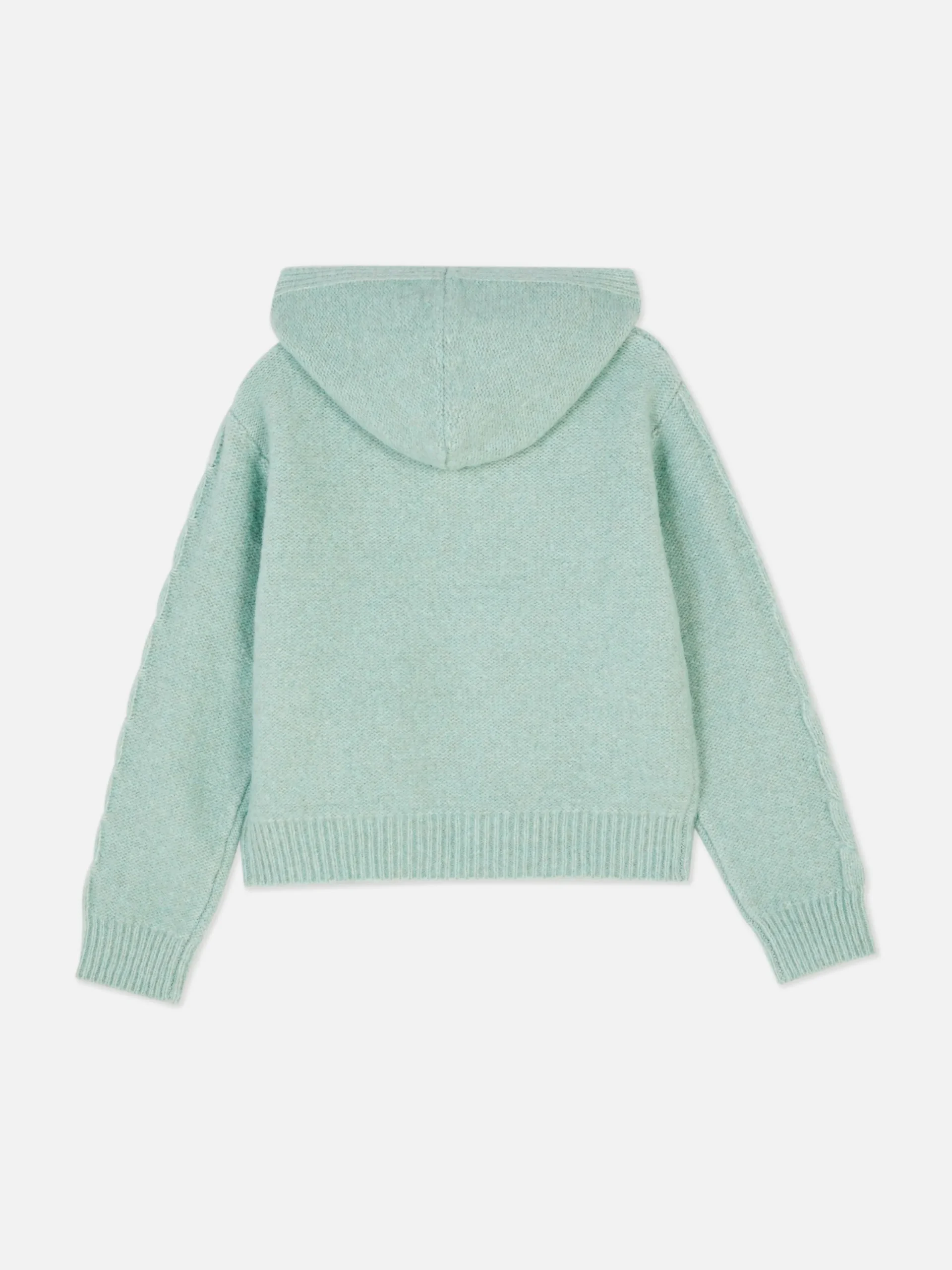 Pulls Et Gilets|Primark Pull à Capuche En Maille Torsadée Vert