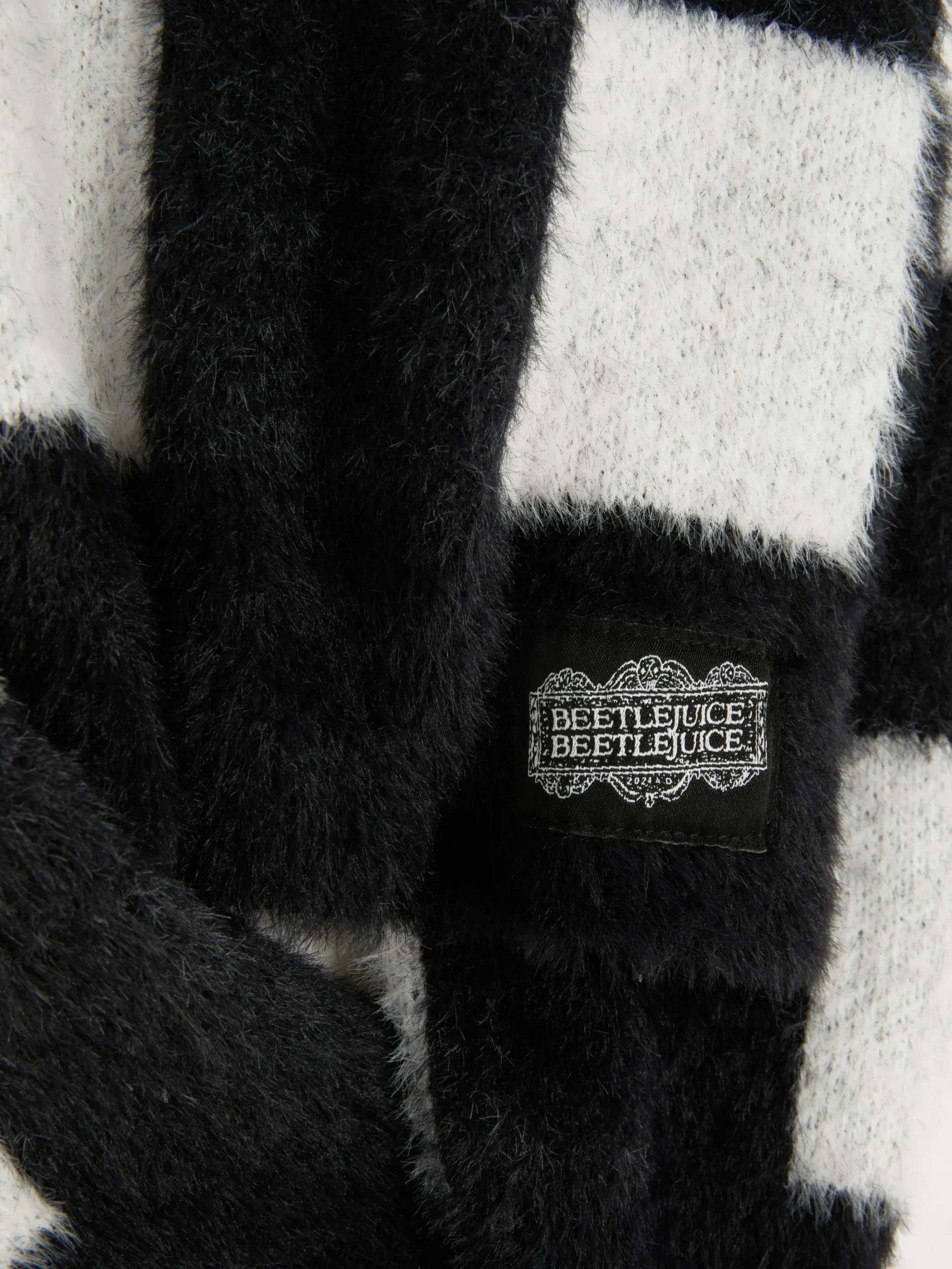 Beetlejuice|Tout Halloween|Primark Pull à Carreaux Beetlejuice Noir/Blanc