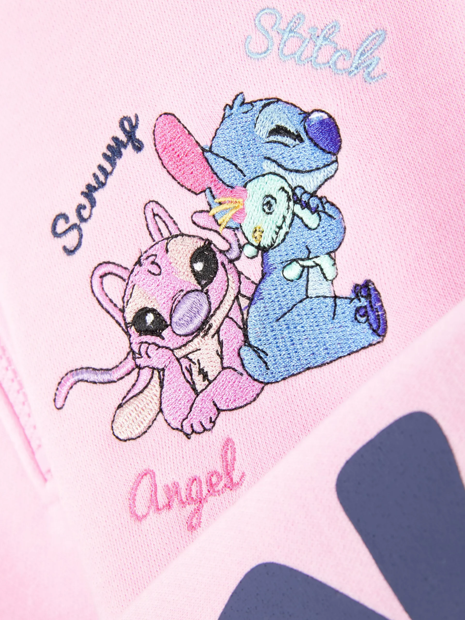 Sweats À Capuche Et Sweat-Shirts|Primark Pull à Col Zippé Disney Stitch & Angel Rose