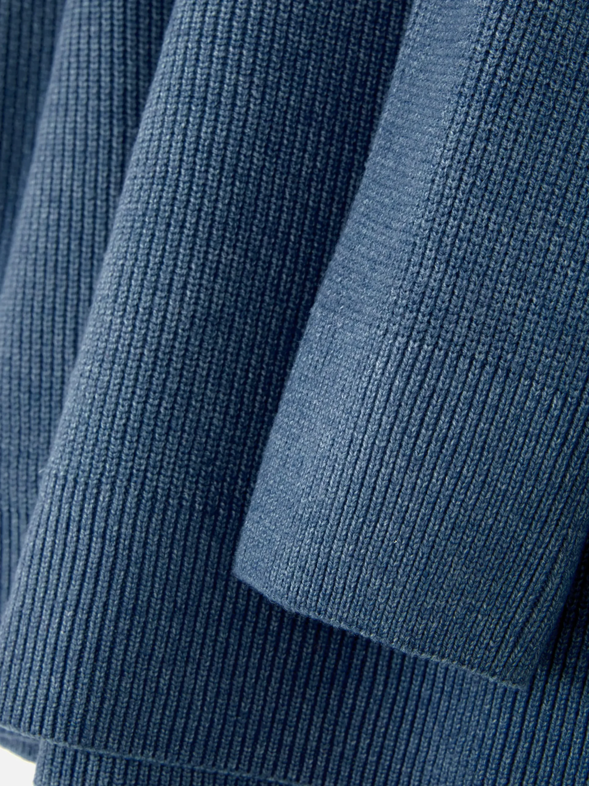Pulls Et Gilets|Primark Pull Côtelé à Col Ras-du-cou Bleu