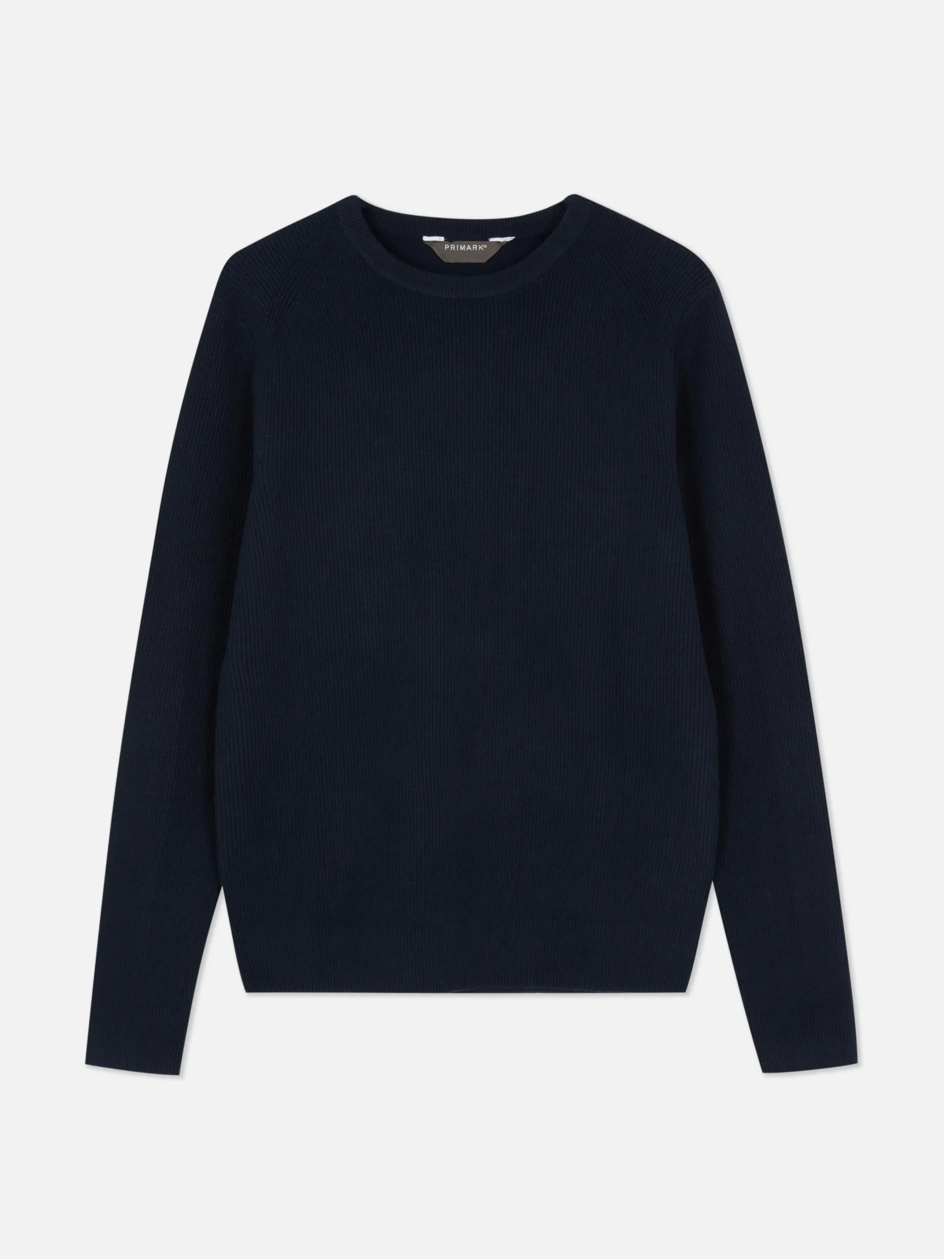 Pulls Et Gilets|Primark Pull Côtelé à Col Ras-du-cou Bleu marine